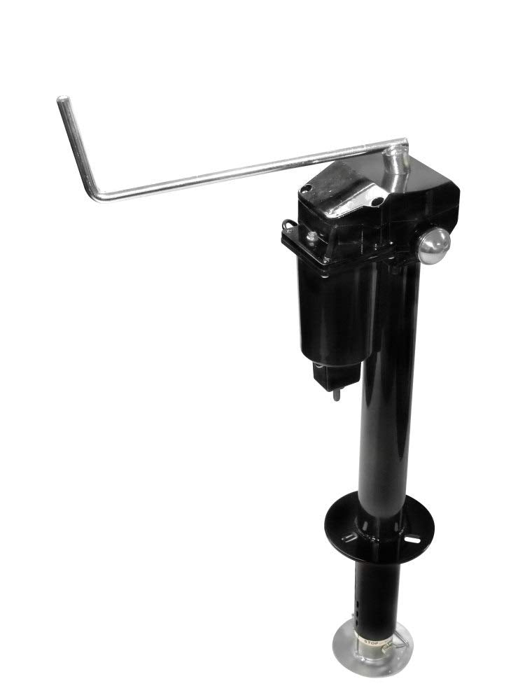Electric Tongue Jack with LED Work Light and Ground Wiring S1870