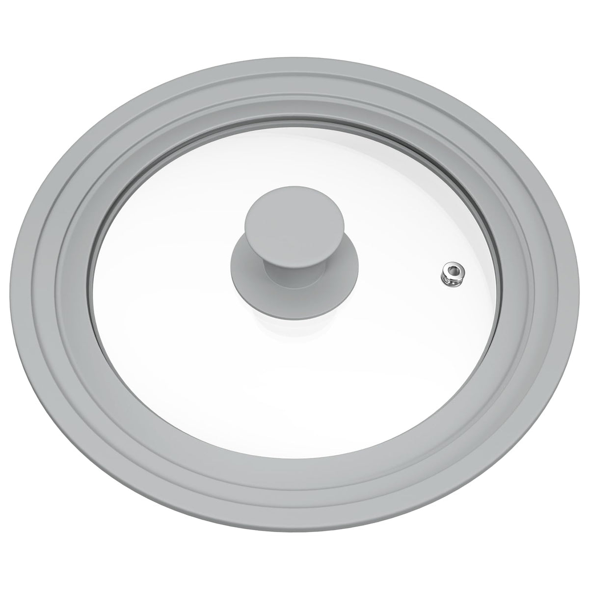 Tempered Glass Universal Lid with Silicone Rim Fits 8" 9" 9.5" Cookware N123520