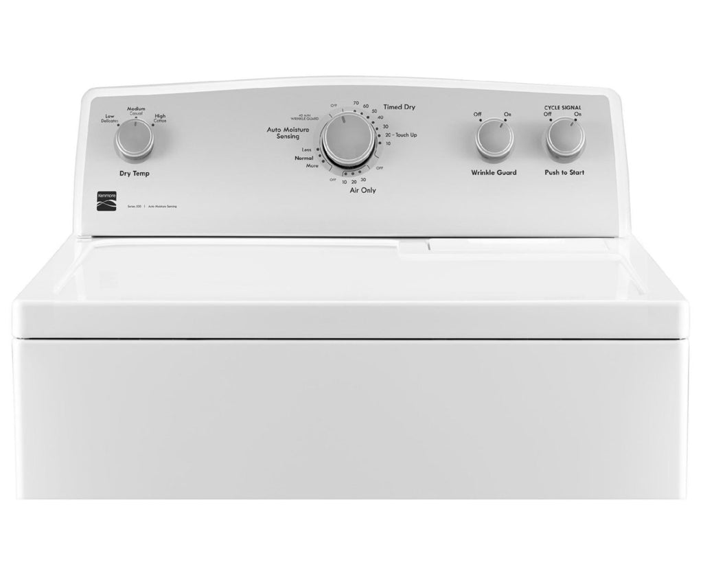 29" Front Load Electric Dryer 7.0 Cubic Feet White P756