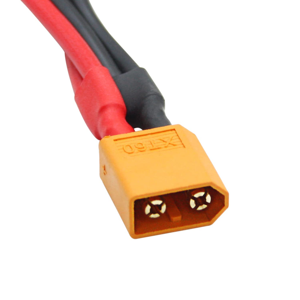 XT60 Parallel Battery Connector Cable 3.9" Y Splitter Adapter Plug F149343