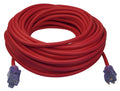 100-Foot 12/3 SJTW Outdoor Extension Cord with Light Indicator, Neon Red X463