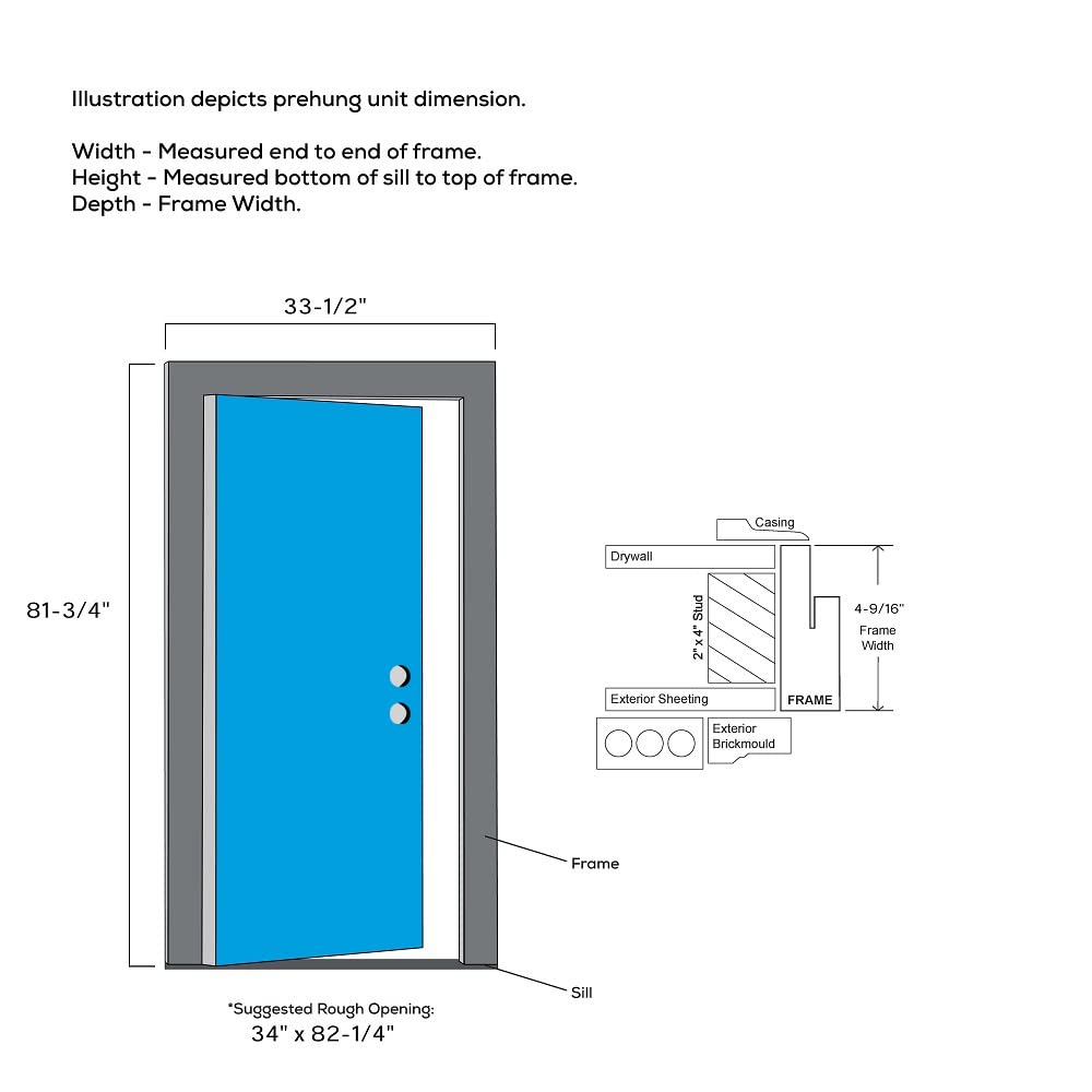 Fiberglass Smooth Primed Left Hand In-Swing Prehung Front Door 15 Lite Clear Glass 32" x 80" V38968