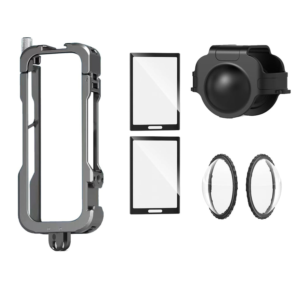 Aluminum Frame Cage Case Lens Guards Screen Protector Camera Accessories Kit X77752