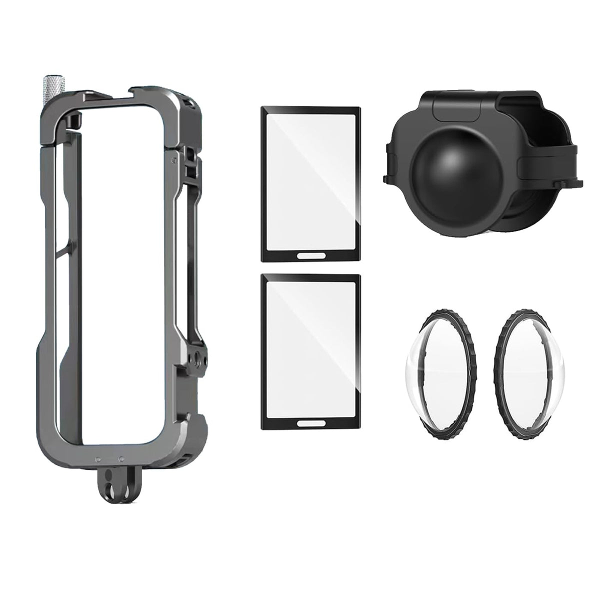 Aluminum Frame Cage Case Lens Guards Screen Protector Camera Accessories Kit X77752