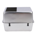 Enclosed Stainless Steel Top Entry Cat Litter Box with Scoop M72275