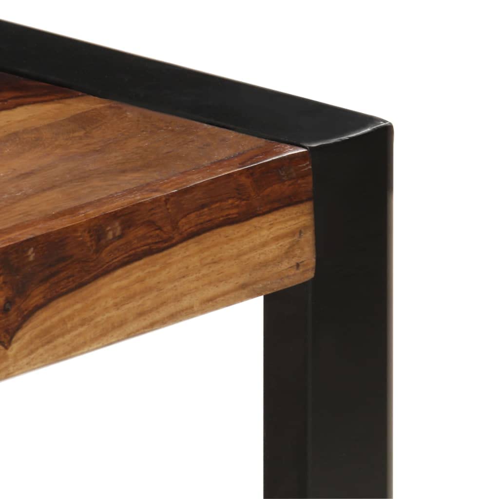 Brown Solid Sheesham Wood Coffee Table Q6256