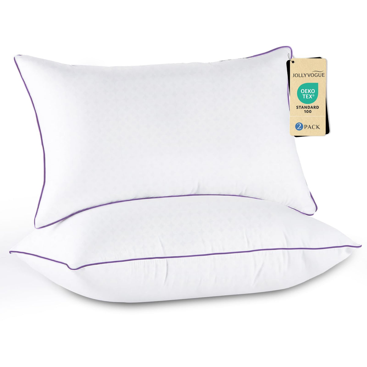 King Size Set of 2 Down Alternative Bed Pillows O9133