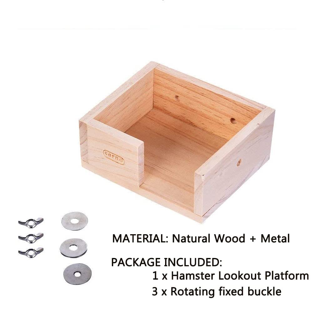 Wooden Hamster Platform Cage Accessories Q1348