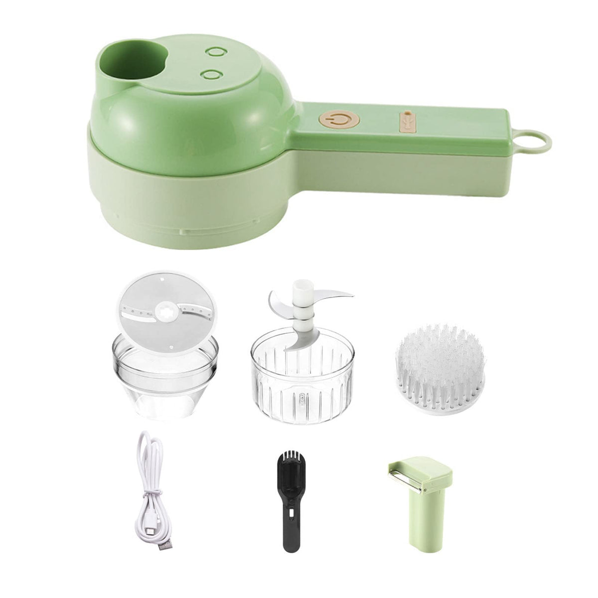 4 in 1 Handheld Electric Vegetable Cutter Set L600904