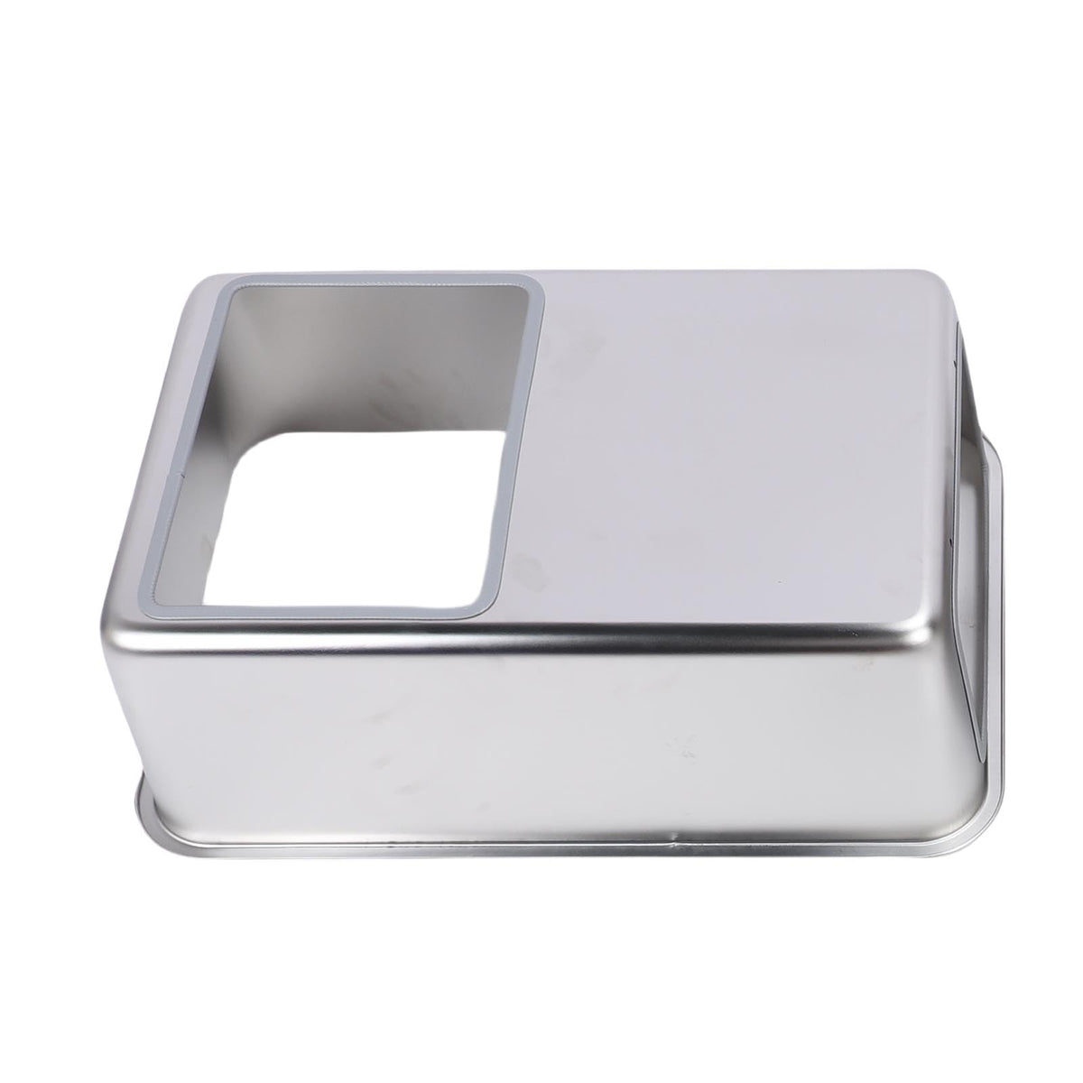 Enclosed Stainless Steel Top Entry Cat Litter Box with Scoop M72275