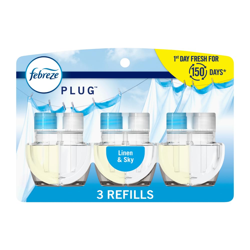 Plug-In Air Freshener Scented Oil Refill 0.87oz 3 Count F12447