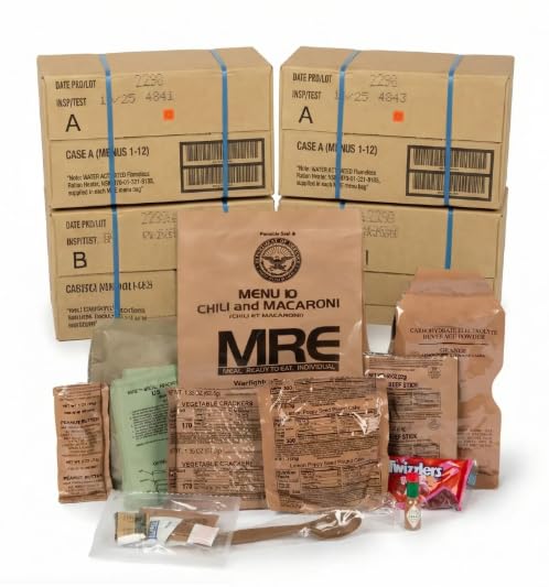 Emergency Food Supply Freeze Dried Ready Meals Variety Pack of 48 E50922