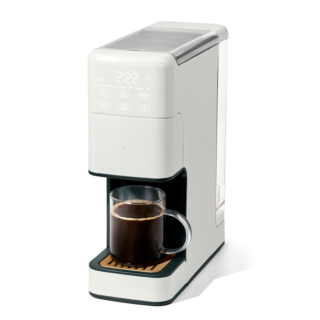 Single Serve Coffee Maker with Burr Grinder V5588
