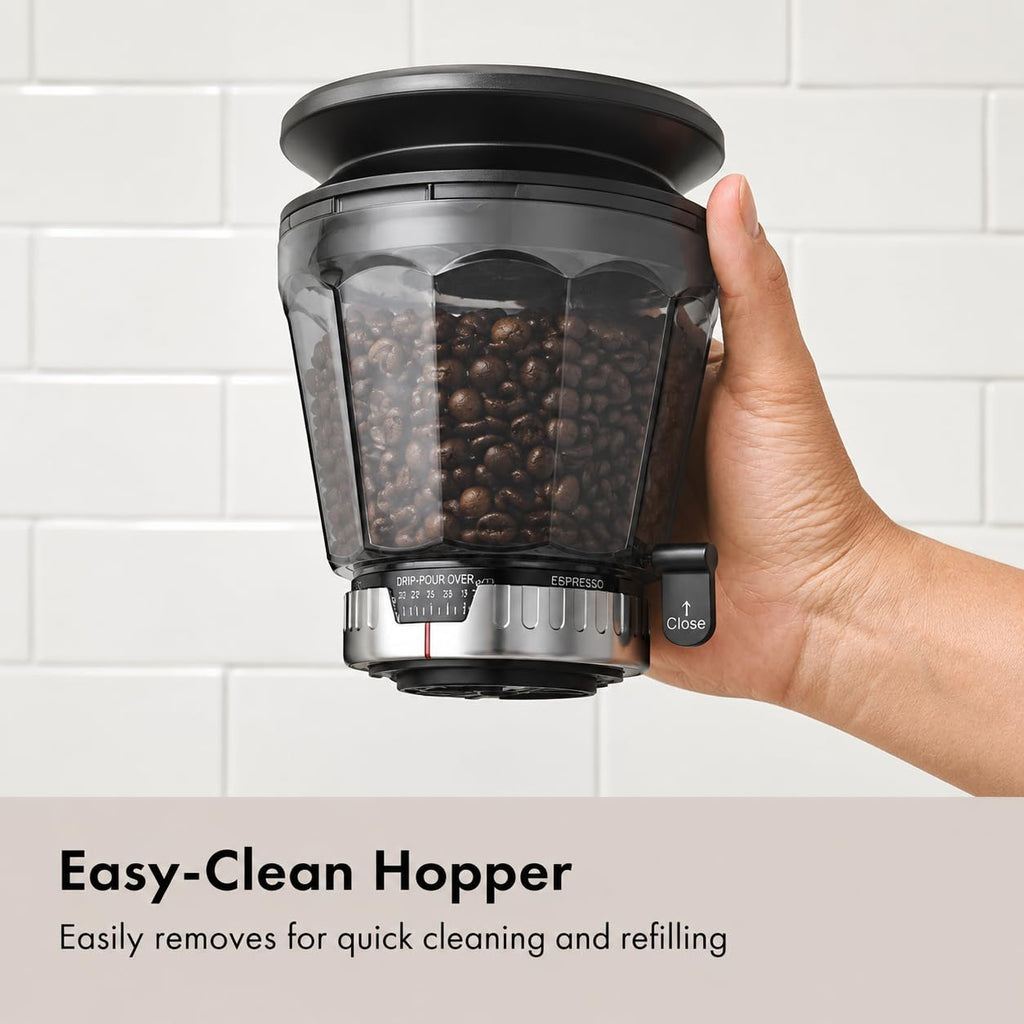 Conical Burr Coffee Grinder with 45 Grind Settings W419