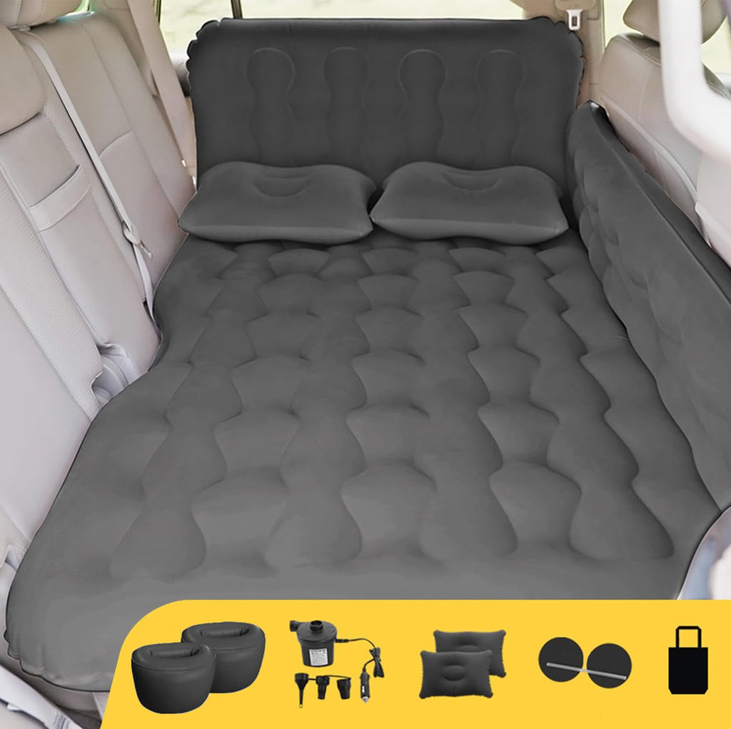 Black Car Air Mattress with Electric Pump L872507