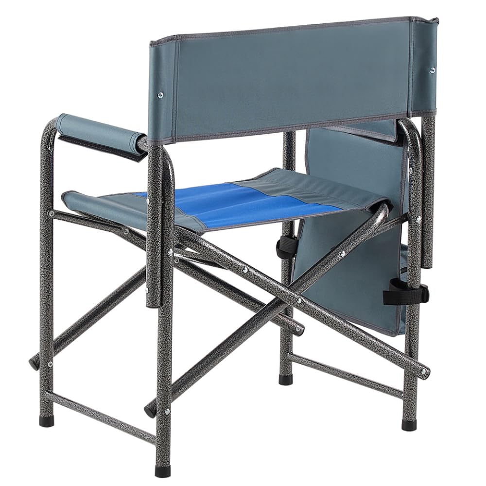 Padded Folding Oversized Chair with Side Table and Storage Pockets I91552