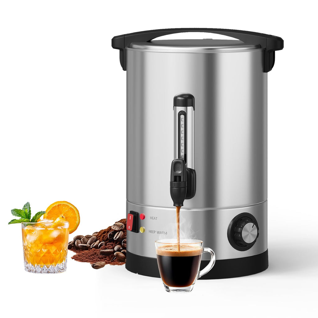 10L Double Wall Stainless Steel Coffee Urn U28841
