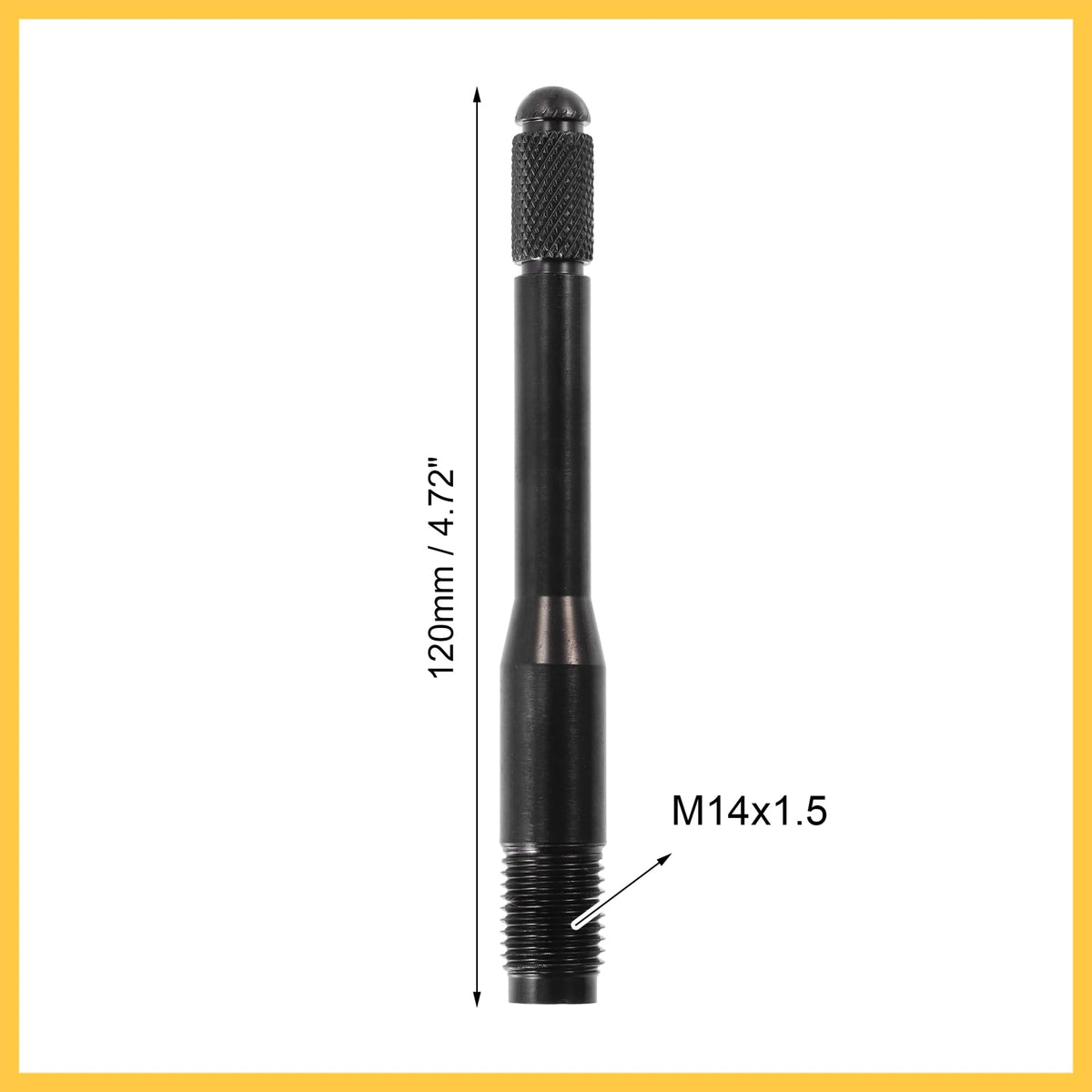 M14x1.5 Wheel Alignment Pin Black Q454
