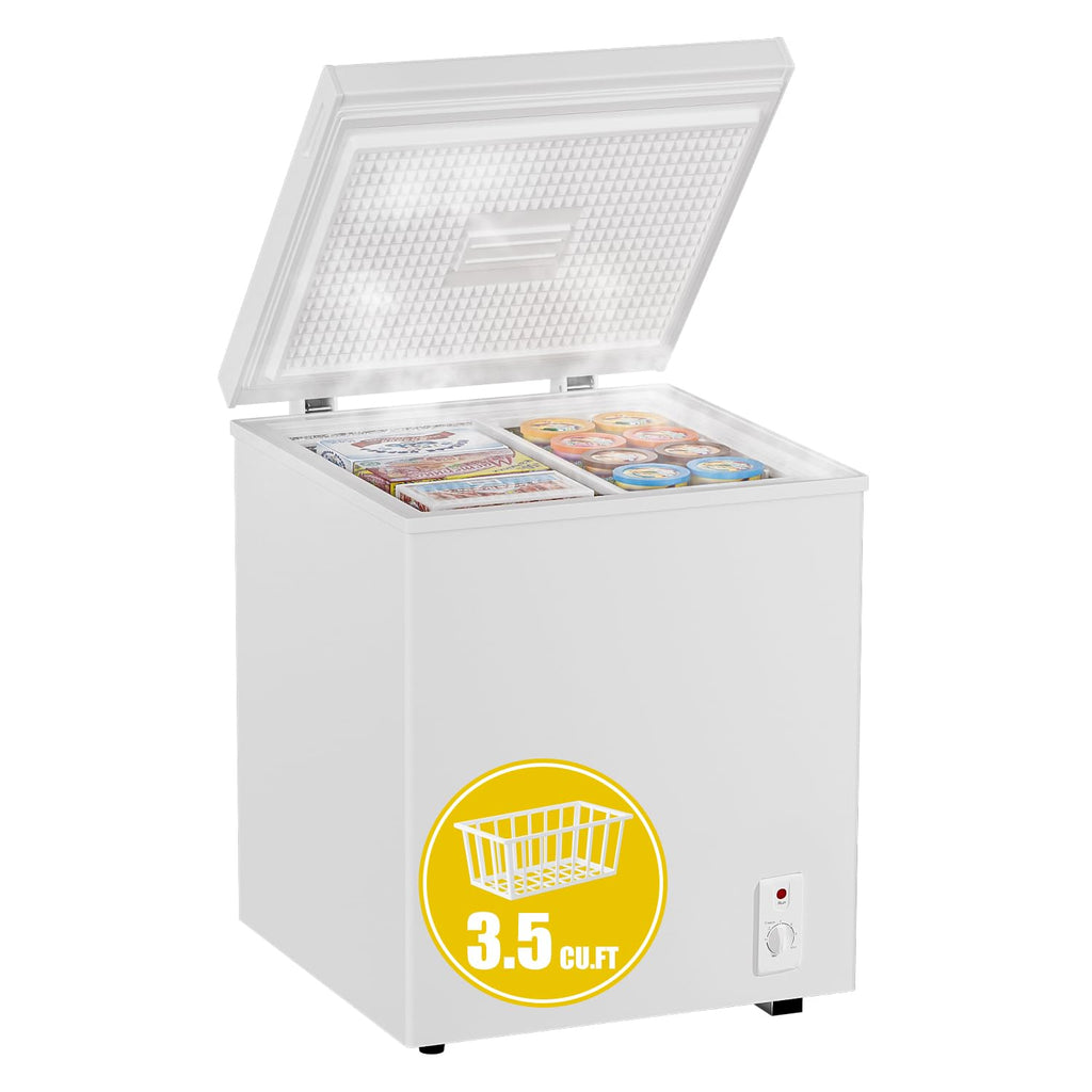 3.5 Cu. Ft White Chest Freezer J63983