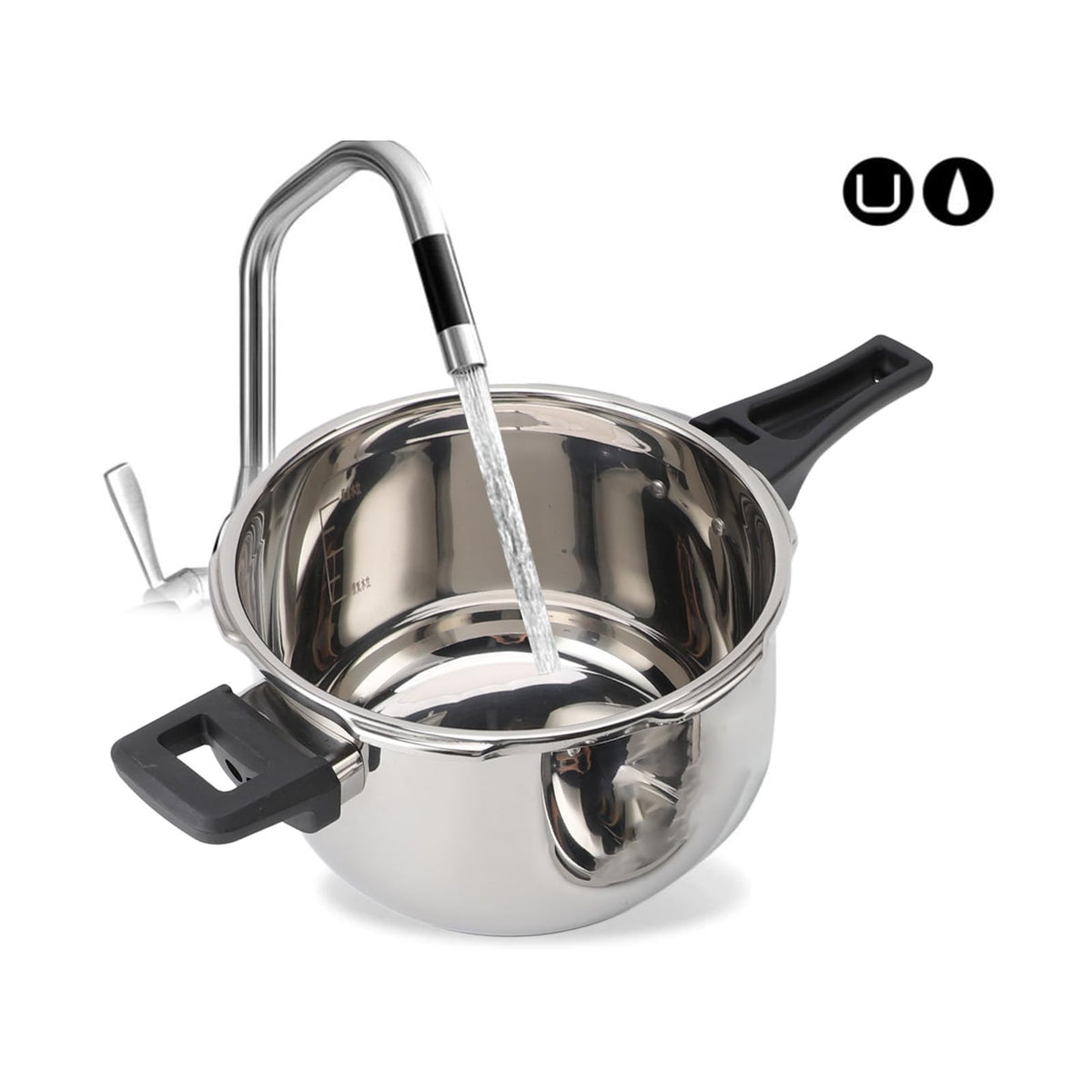 Stainless Steel 3L Non Stick Pressure Cooker G94465