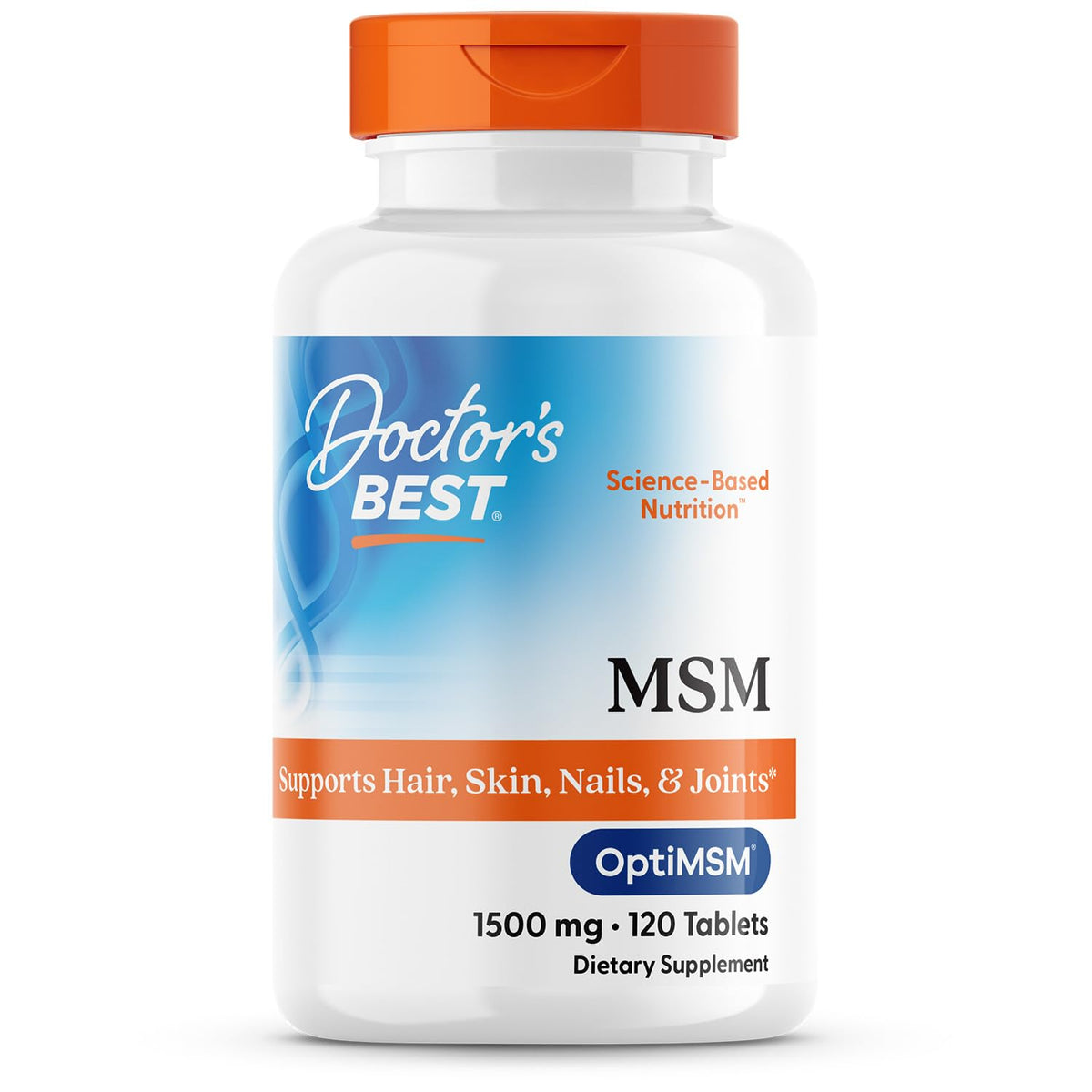 MSM Supplement 1500mg 120 Tablets T740