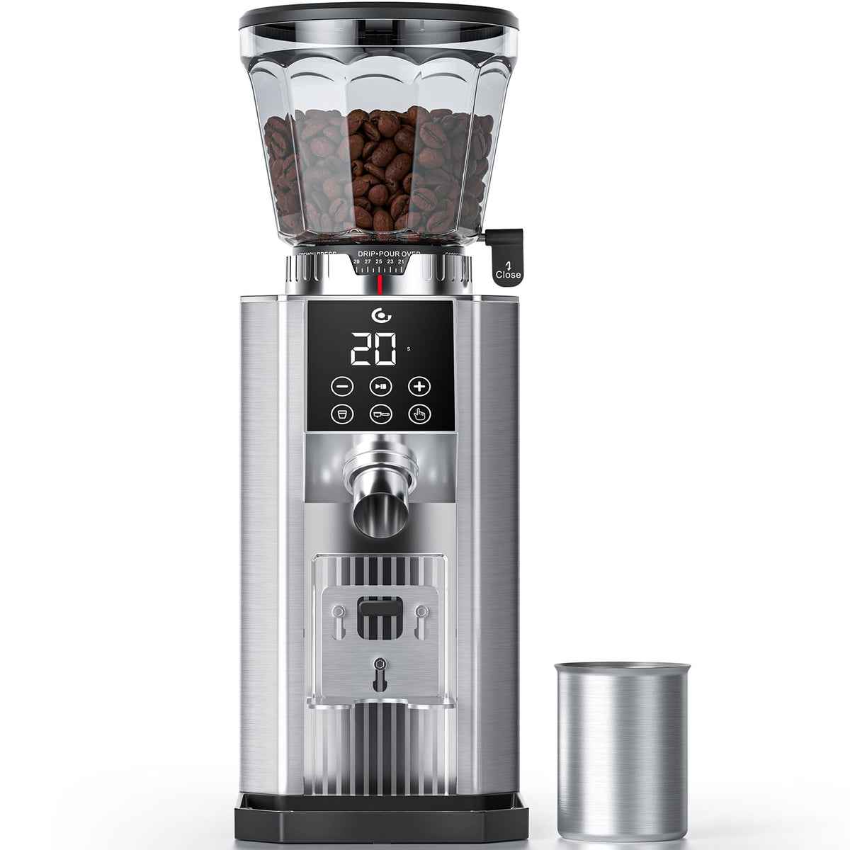 Conical Burr Coffee Grinder with 45 Grind Settings W419