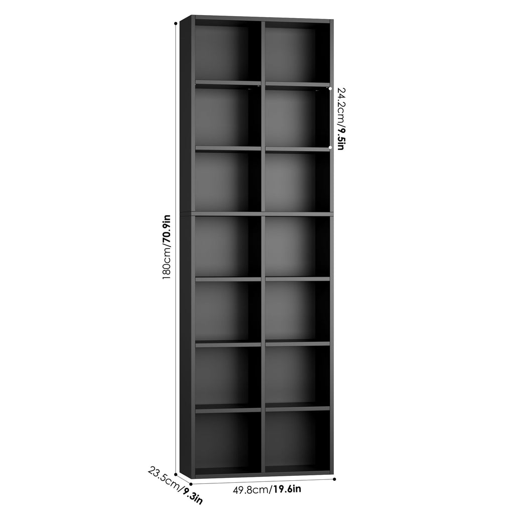 7-Tier Narrow Bookshelf O7167