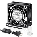 60mm x 25mm Mini Muffin Fan Cooling Axial AC P206