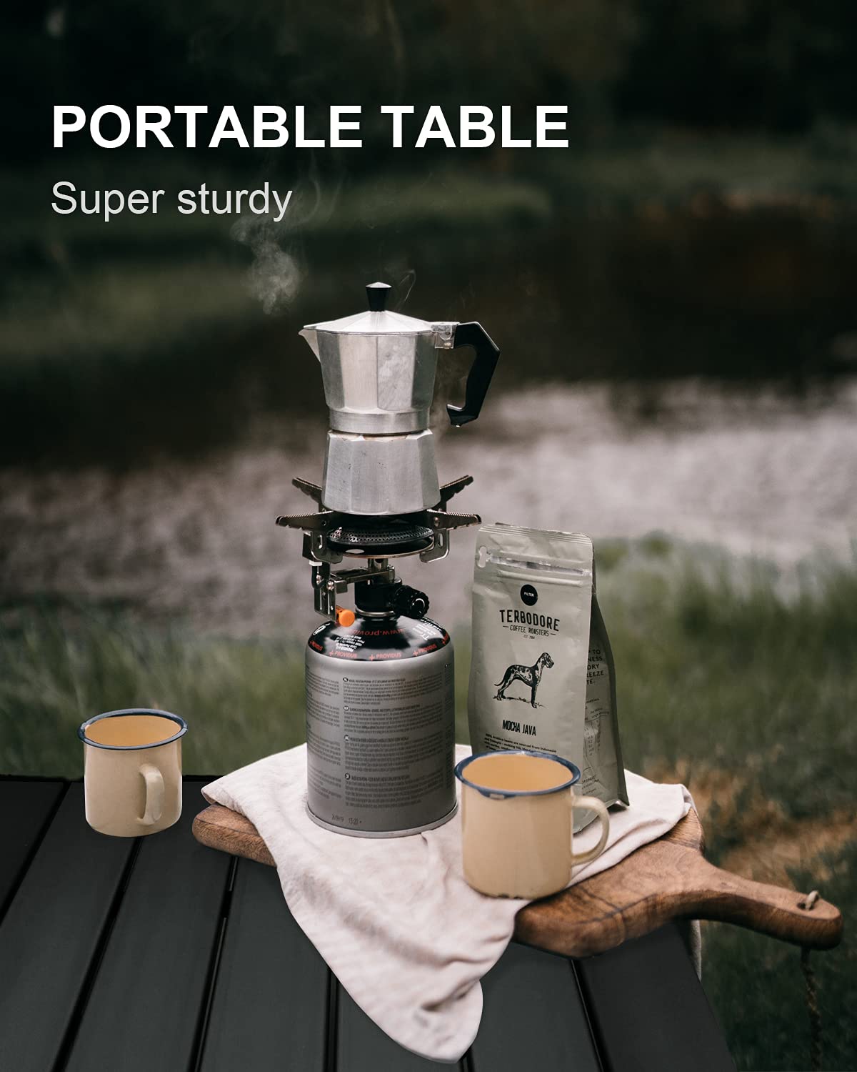 Camping Table Folding Portable Aluminum Lightweight Carry Bag B340