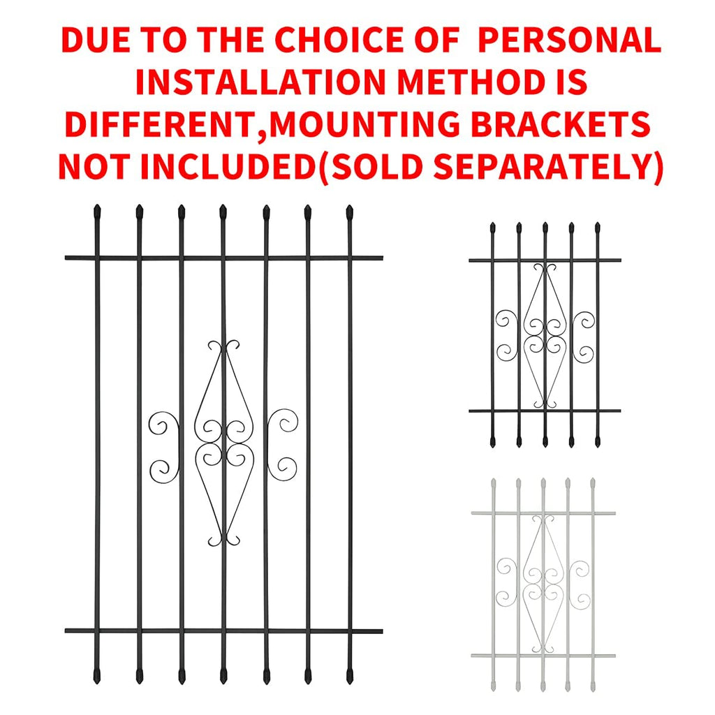 Black 36"X42" Heavy-Duty Window Bars U143057