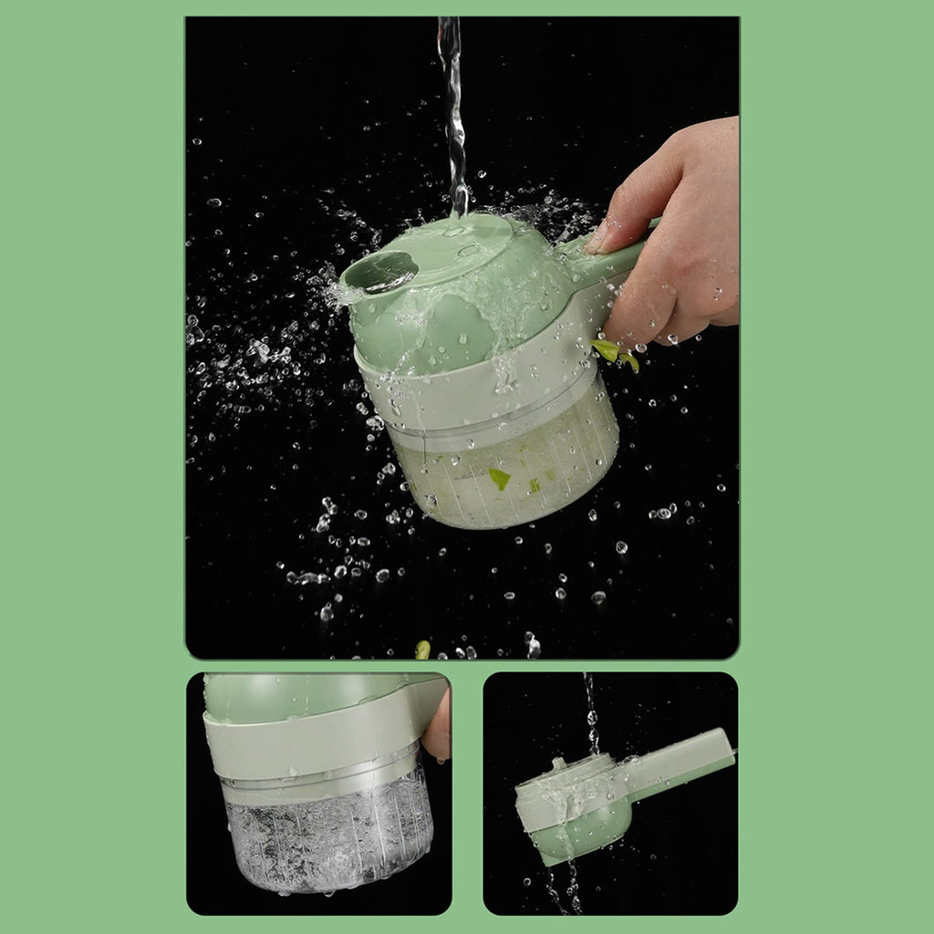 4 in 1 Handheld Electric Vegetable Cutter Set L600904