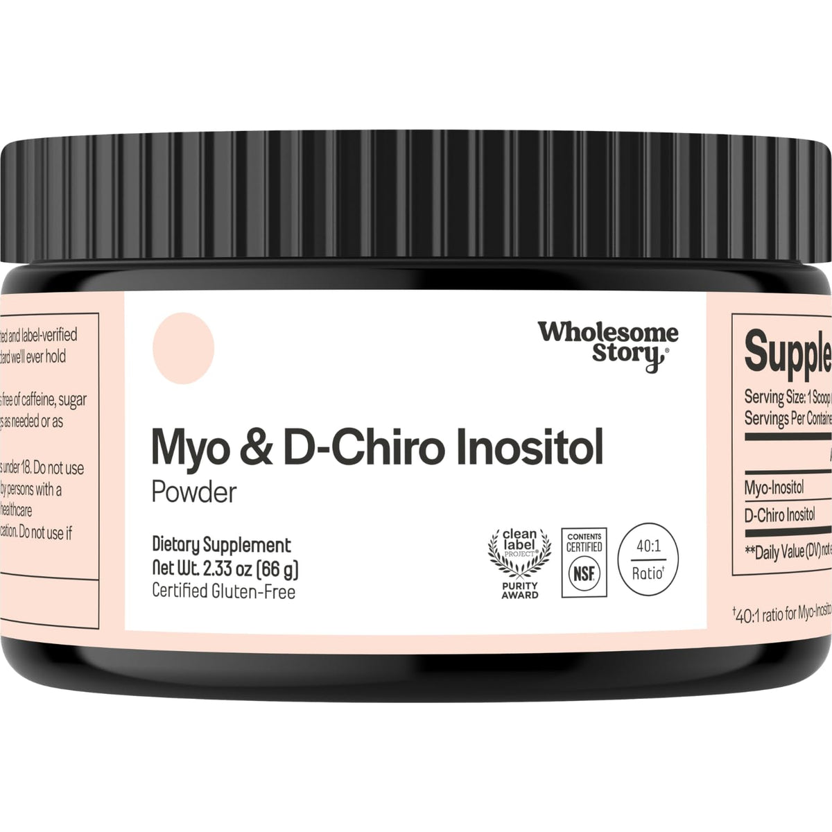 Myo-Inositol & D-Chiro Inositol Supplement Powder 40:1 Ratio 30 Servings I8765