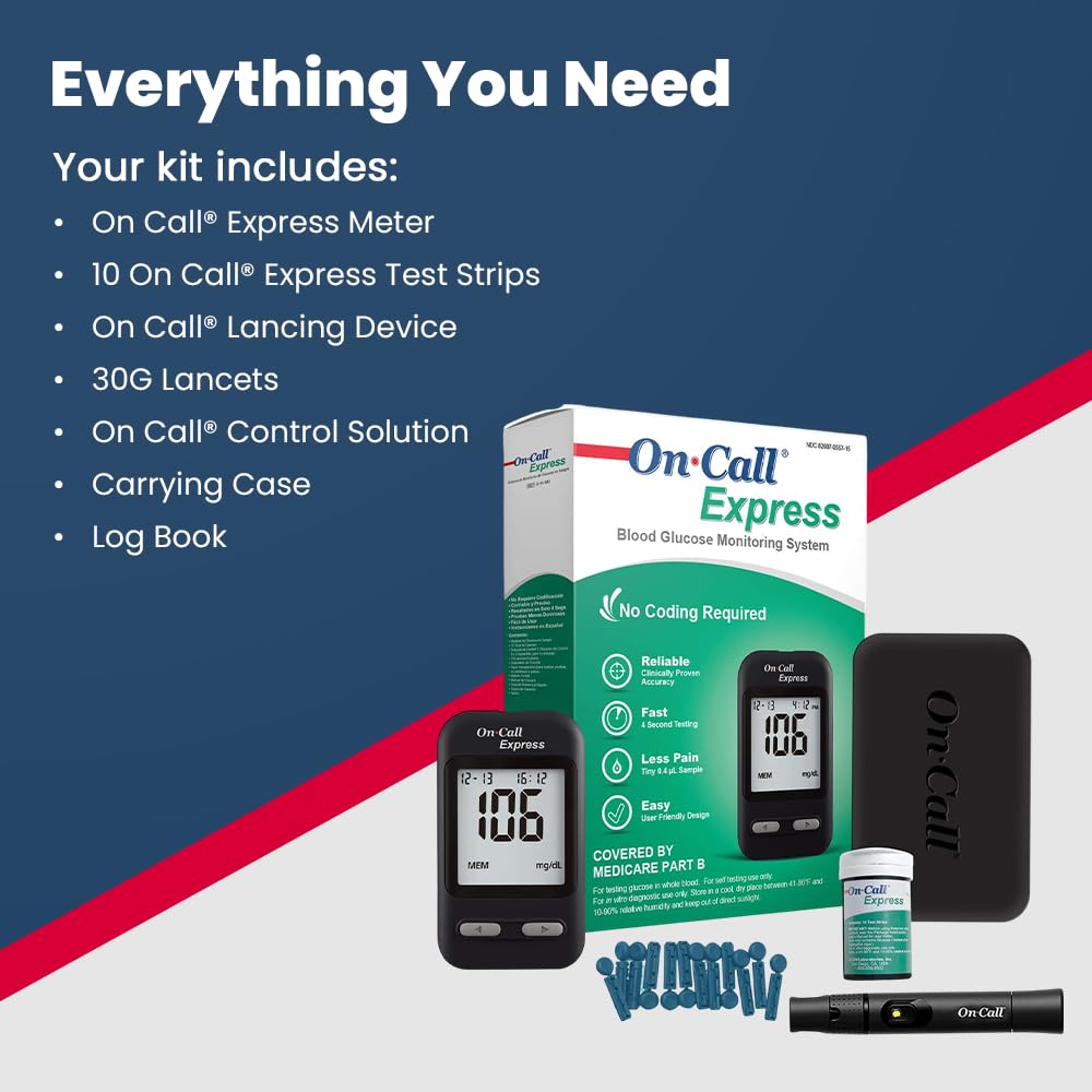 Diabetes Blood Glucose Meter Kit A2118