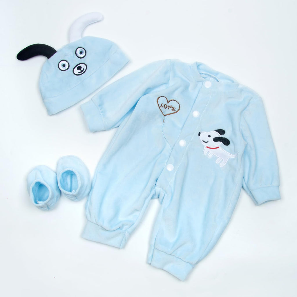 Blue Puppy 3-piece Doll Clothes M992189