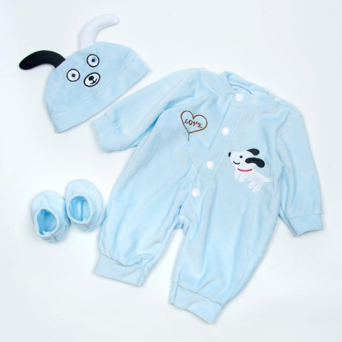 Blue Puppy 3-piece Doll Clothes M992189