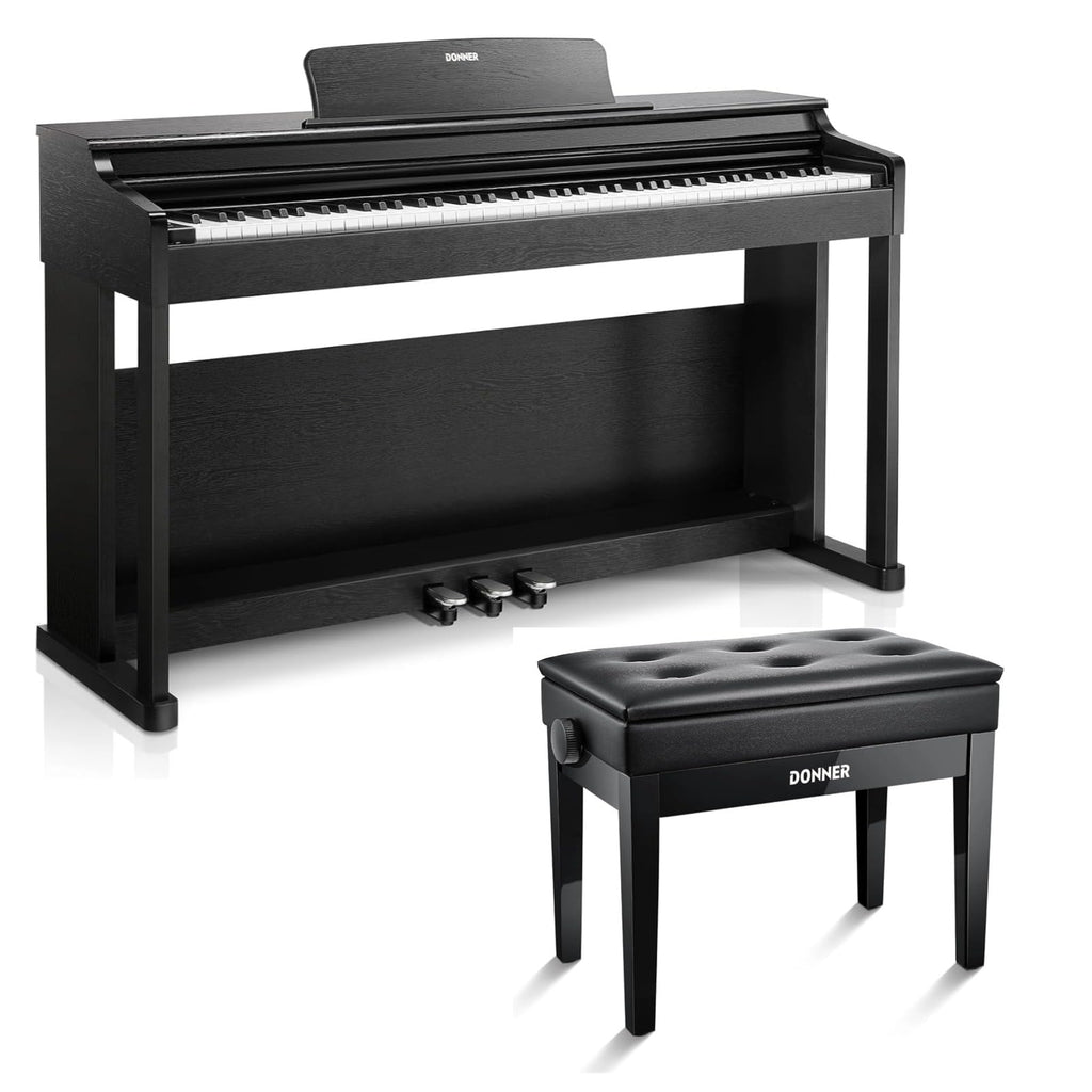 88-Key Weighted Action Digital Piano with Storage Bench K389