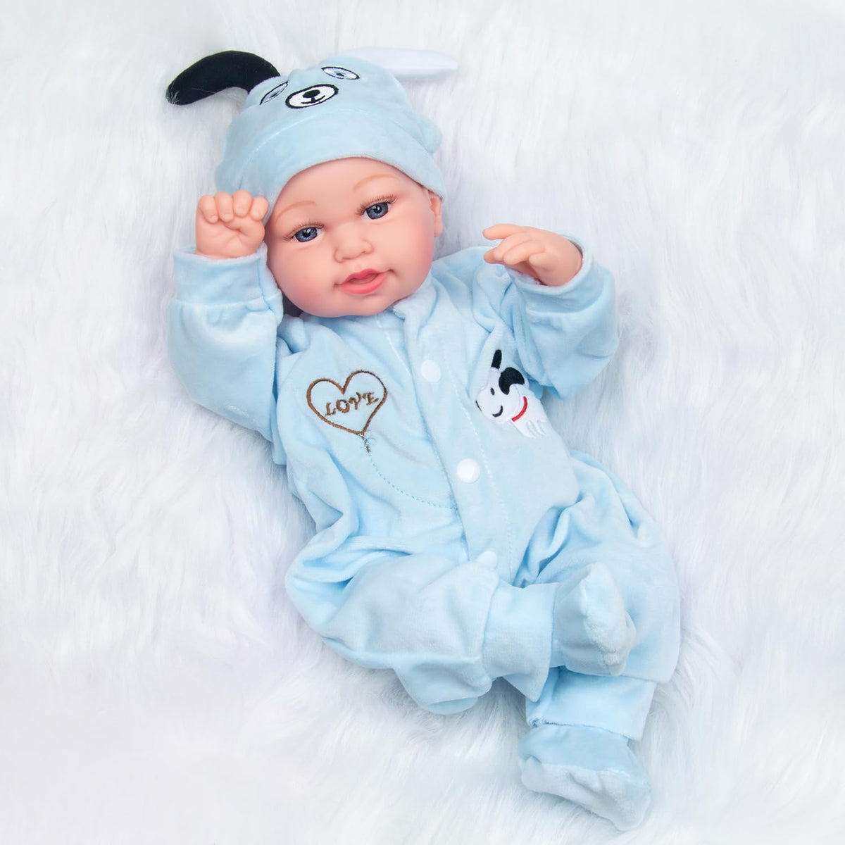 Blue Puppy 3-piece Doll Clothes M992189