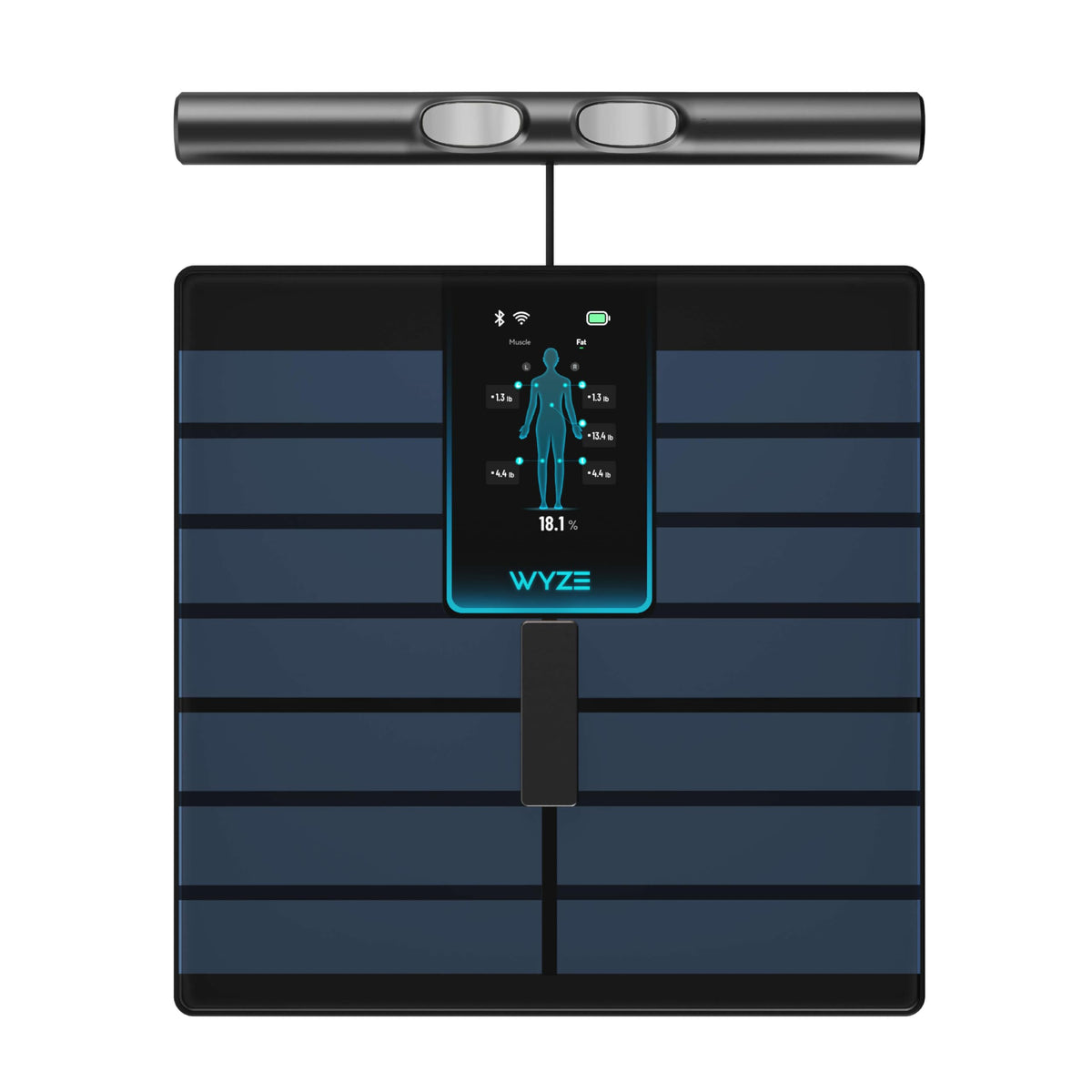 Wi-Fi & Bluetooth Body Composition Scale with Handle, 400 lbs, Black U6530