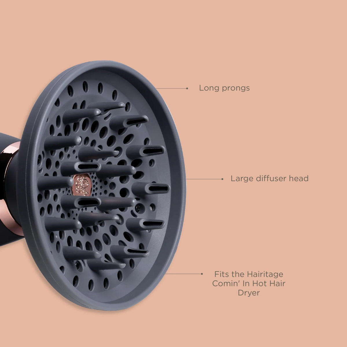 Ionic Hair Blow Dryer & Diffuser 1875 Watts 3 Heat Settings W5316