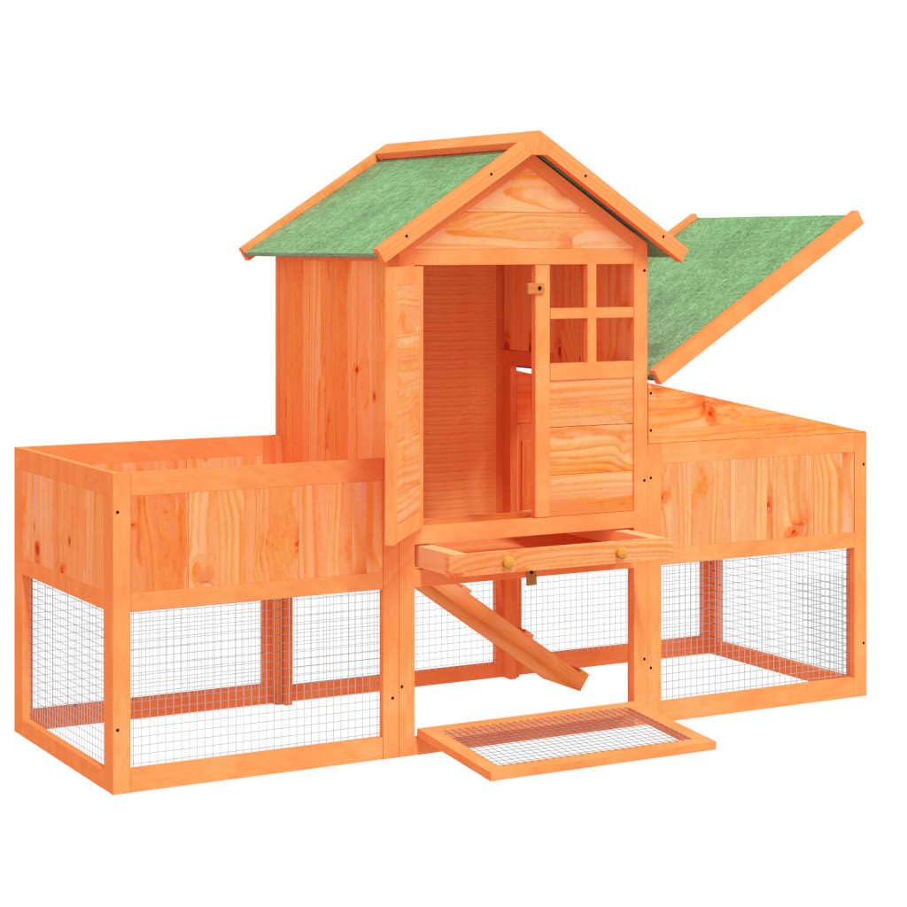 Wooden 2-Tier Rabbit Hutch K13338