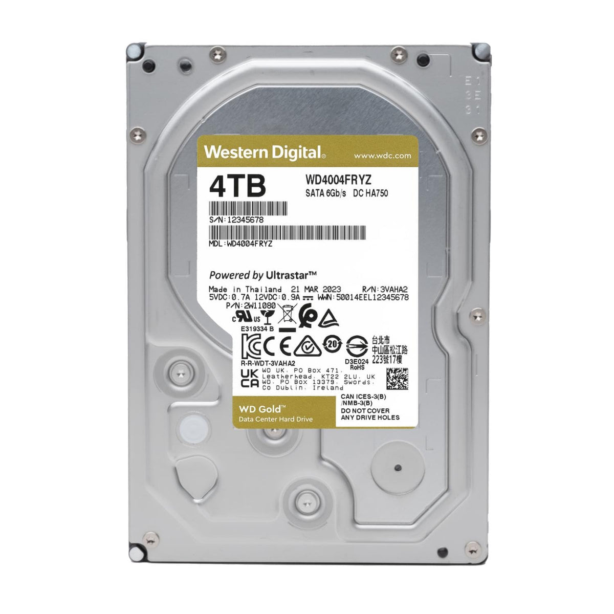 4TB 7200 RPM SATA 6 Gb/s 256 MB Cache 3.5" Internal Hard Drive M6746