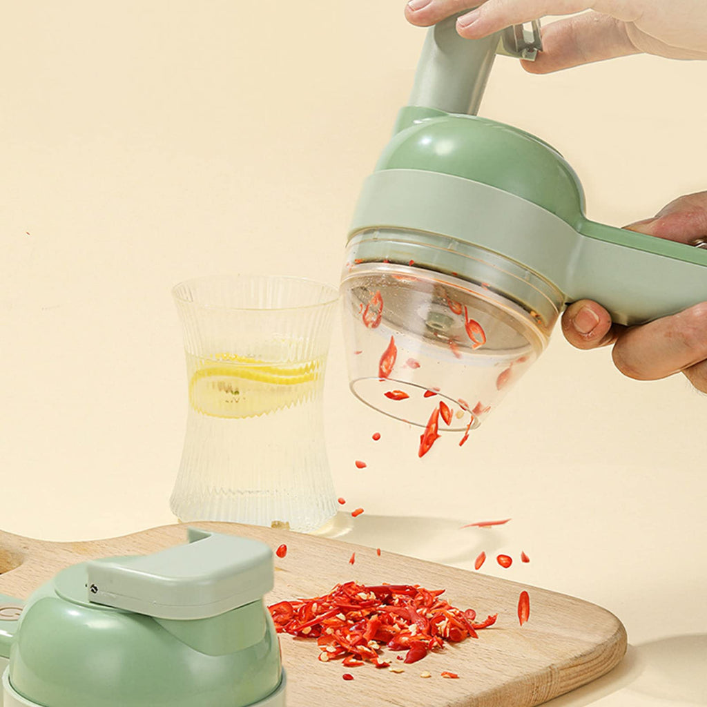4 in 1 Handheld Electric Vegetable Cutter Set L600904