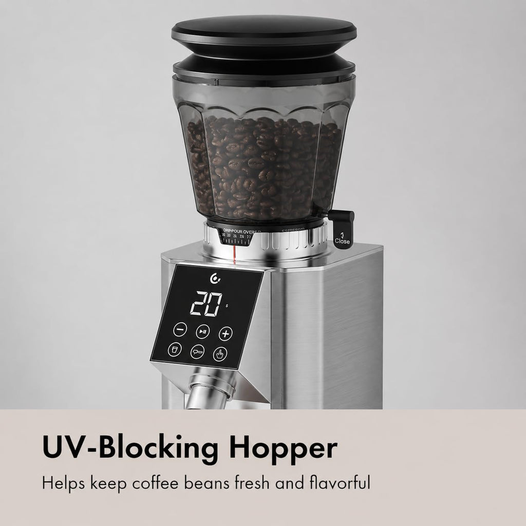 Conical Burr Coffee Grinder with 45 Grind Settings W419