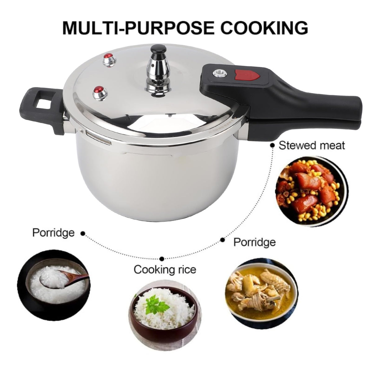 Stainless Steel 3L Non Stick Pressure Cooker G94465