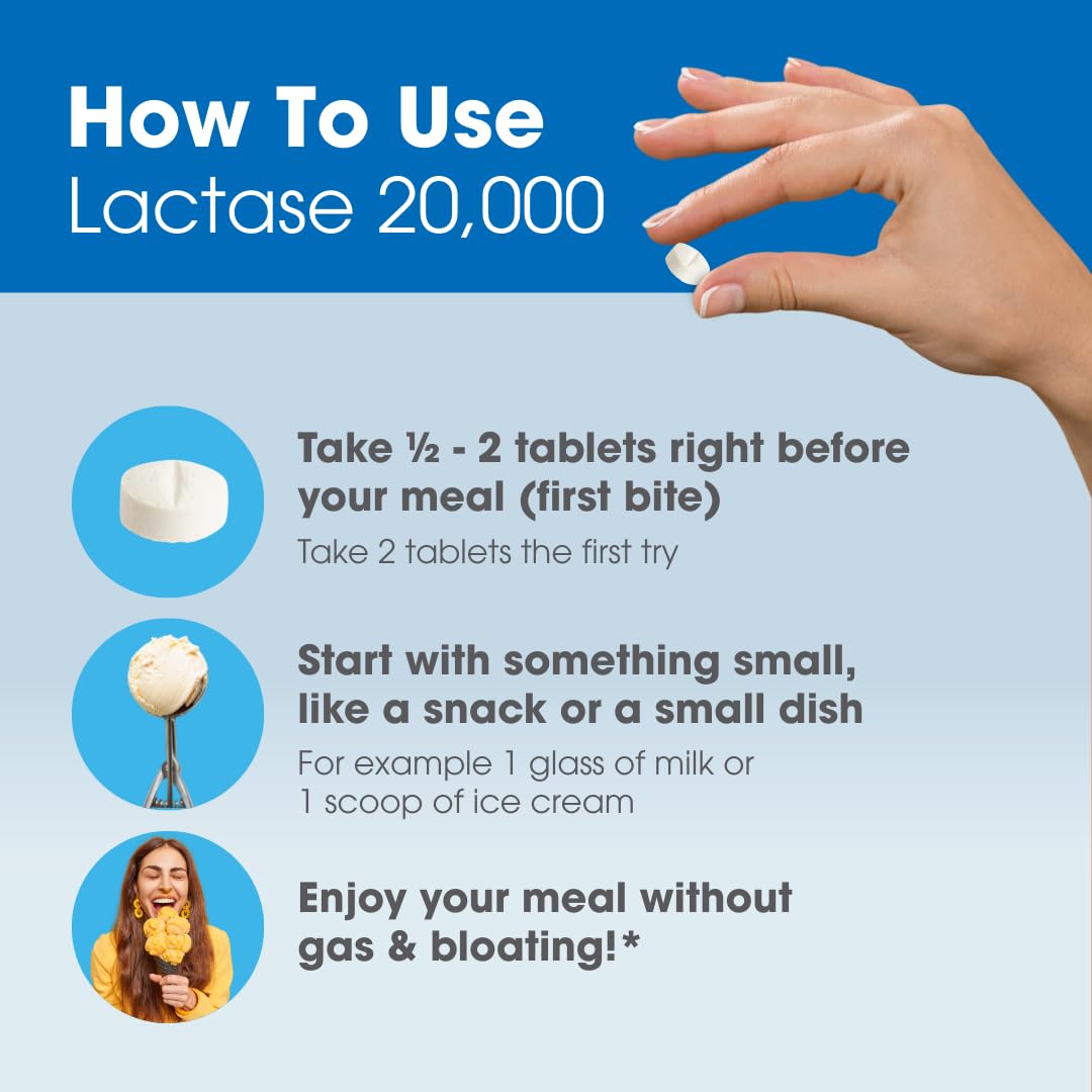 Lactase Digestive Enzymes 50 Scored Tablets G18961