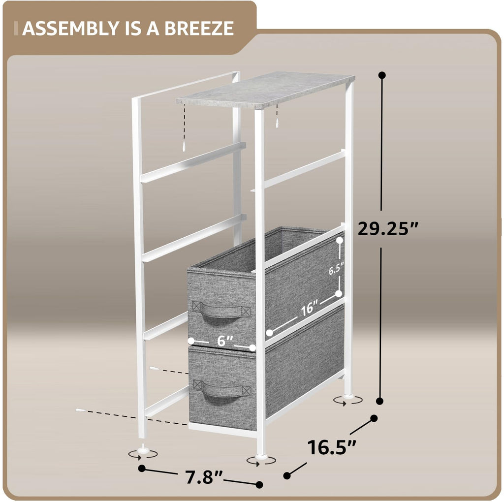 4 Drawer Narrow Dresser W285153