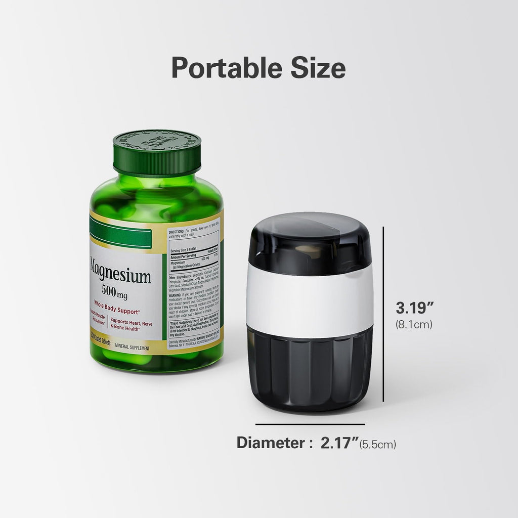 3-in-1 Pill Crusher and Cutter with Storage W64813