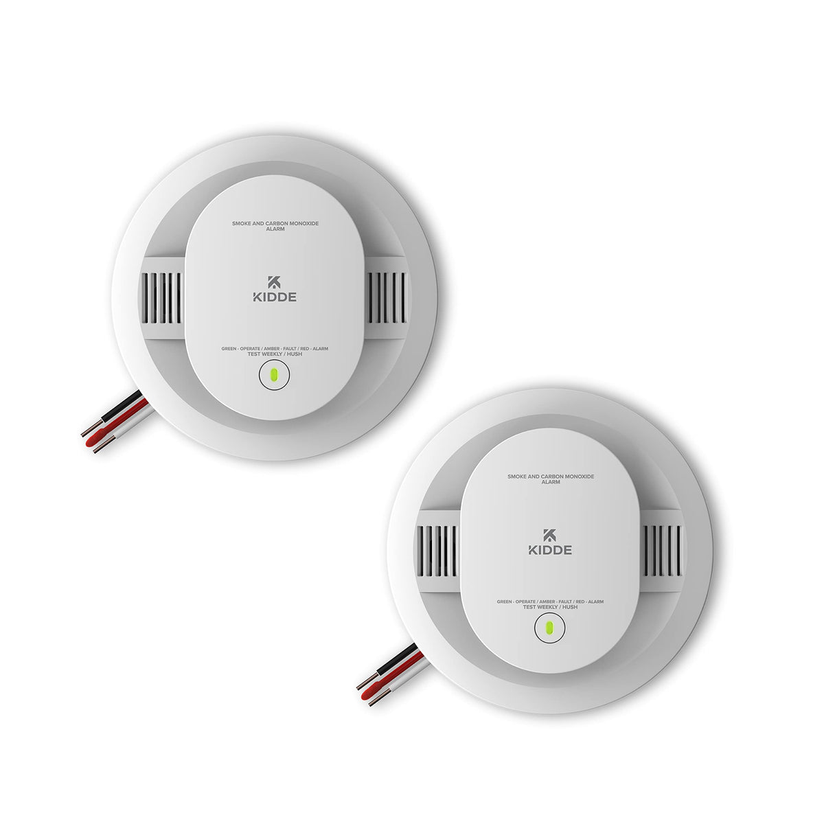 Hardwired Smoke & Carbon Monoxide Detector with Battery Backup, 2 Count Y461767