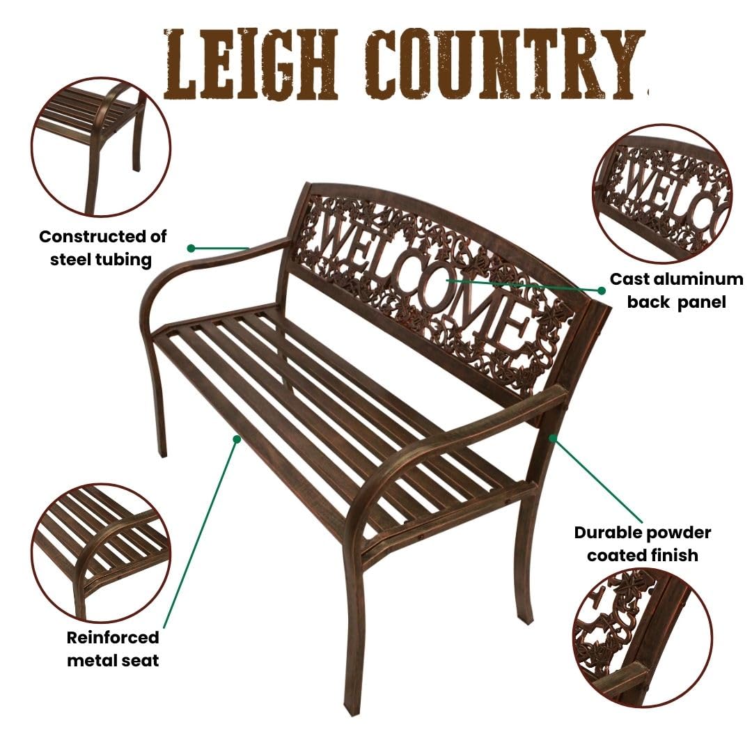 Metal Outdoor Bench Q40335