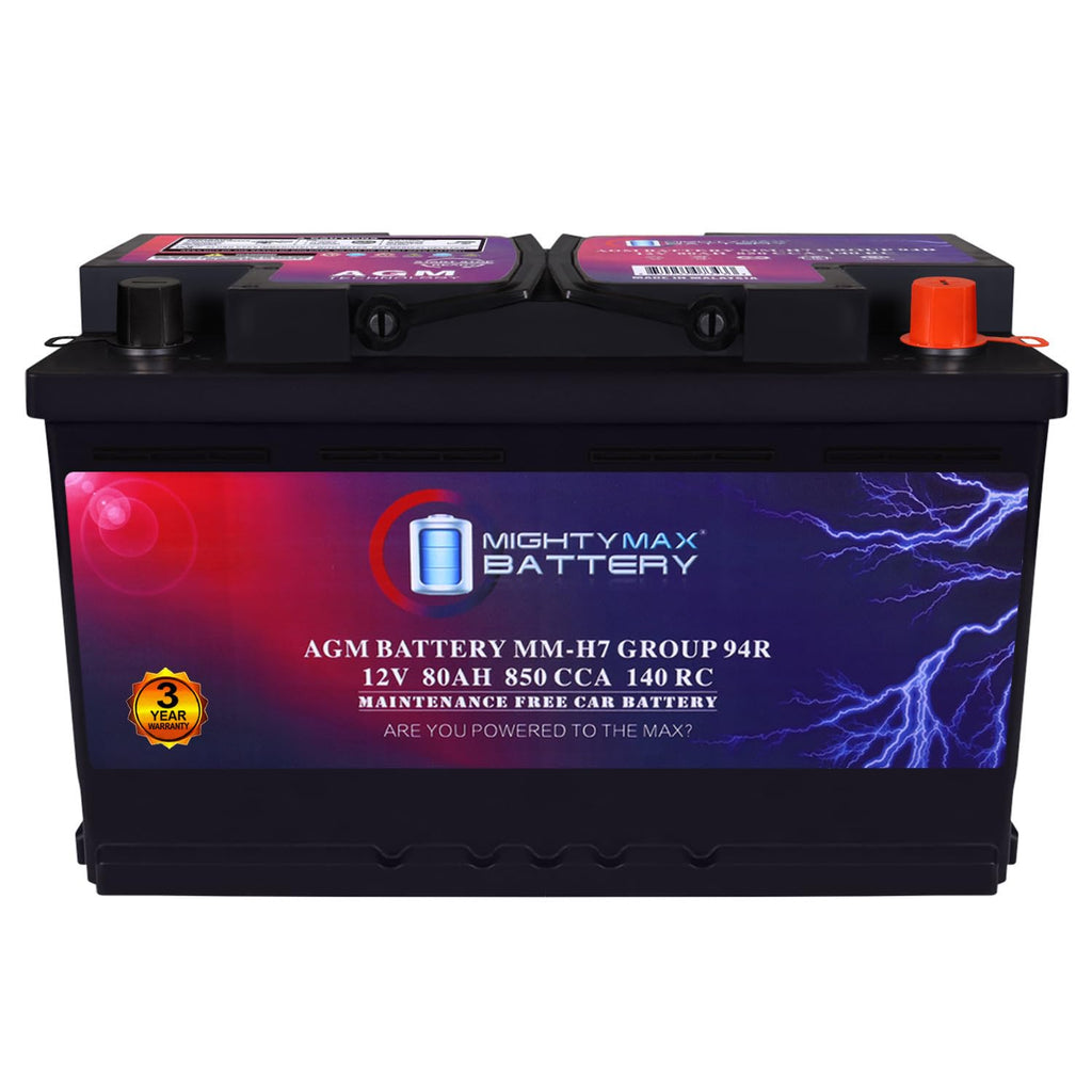 12V 80AH 850 CCA Replacement Battery U12529